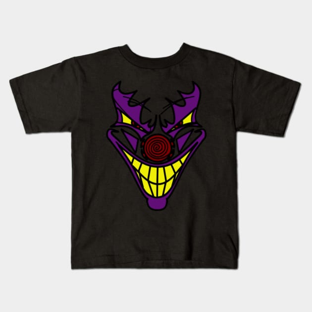 Trippy Face Kids T-Shirt by trippypoop